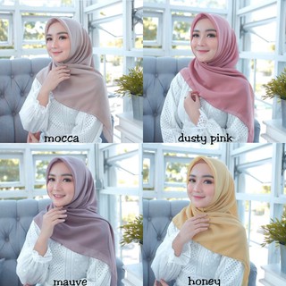  BELLA  SQUARE  WARNA  1 bela square  kerudung bella  Double 