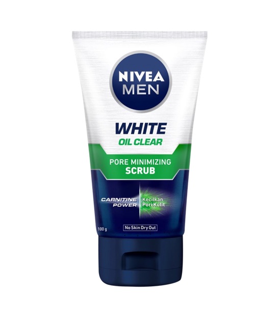 NIVEA MEN White Oil Clear Pore Minimizing Scrub 100ml