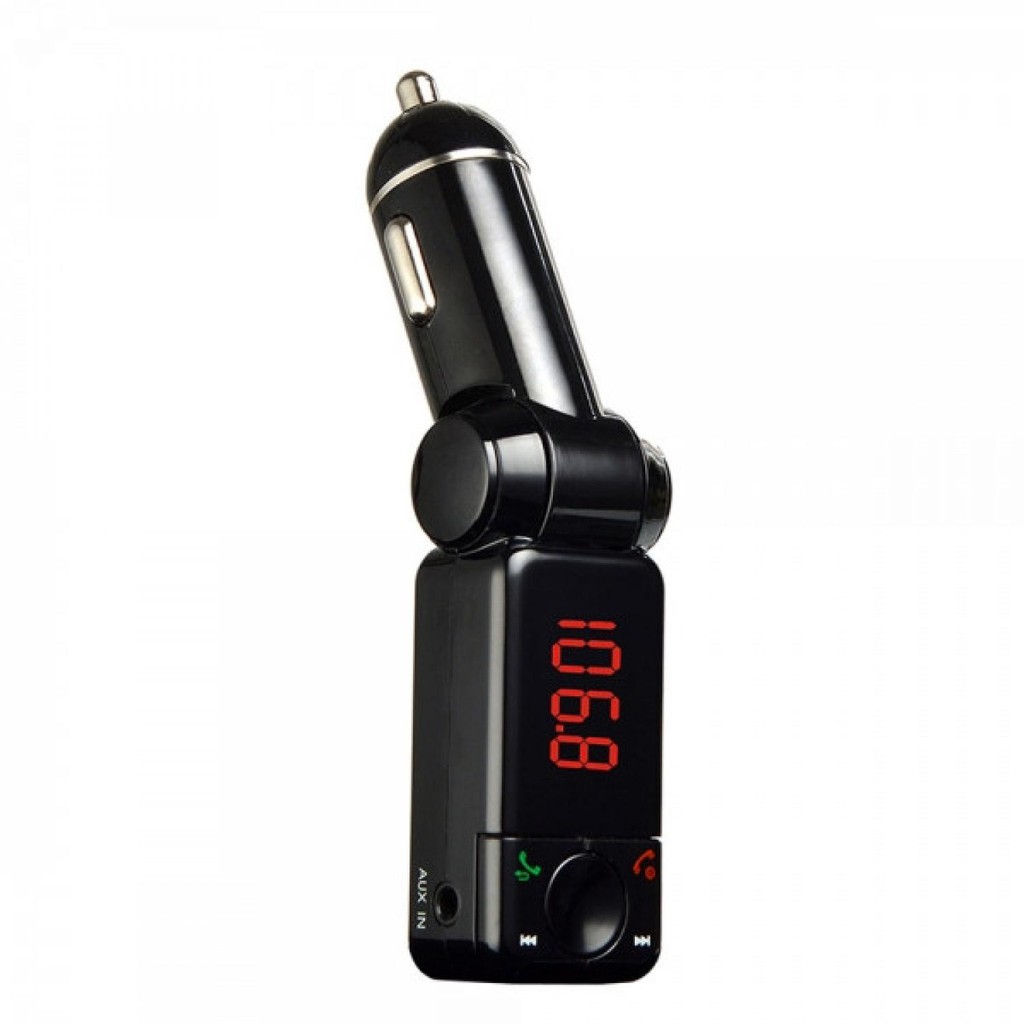 Bluetooth Car Charger dengan Handsfree FM Transmitter Handsfree LED display - M318