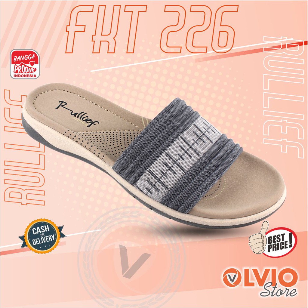 Rullief FKT 226 - Sandal Fashion Wanita Dewasa Rullief Original