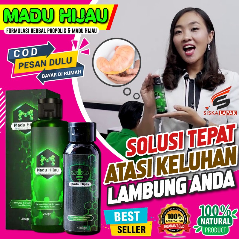 

[COD] Madu Hijau Herbal Lambung Original Obat Maag Anti Peradangan Infeksi Lambung Gerd