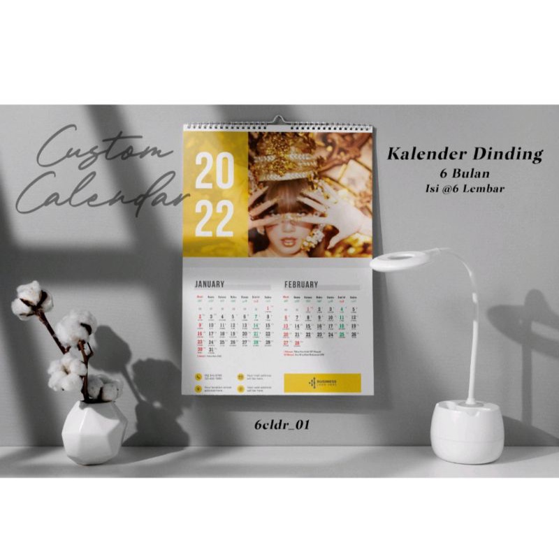 

Kalender Dinding 6 Lembar Custome
