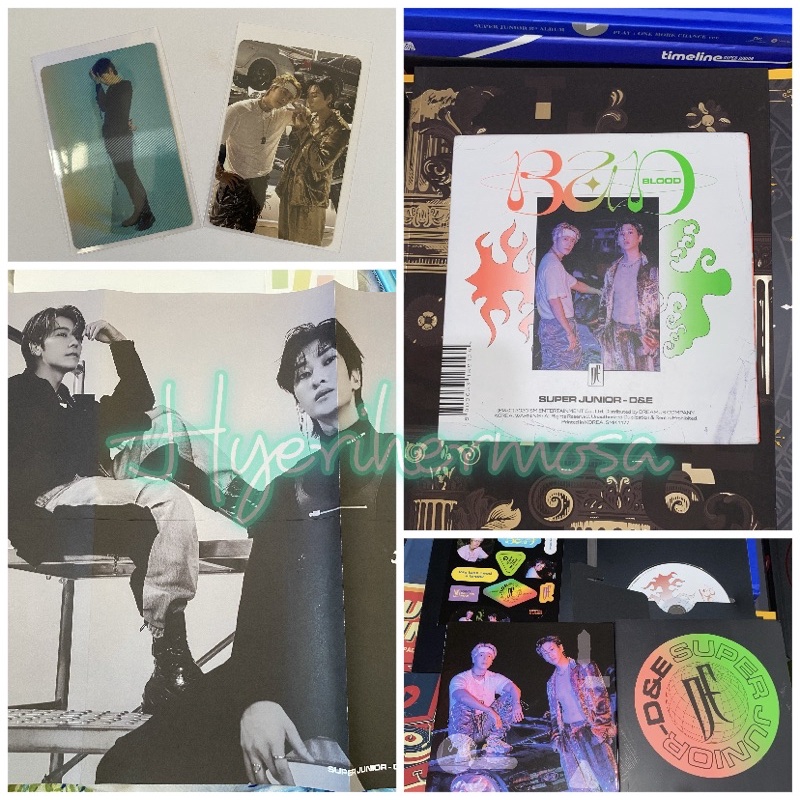 Super Junior Donghae Eunhyuk D&E Album BAD Blood (Balance Version) FULLSET