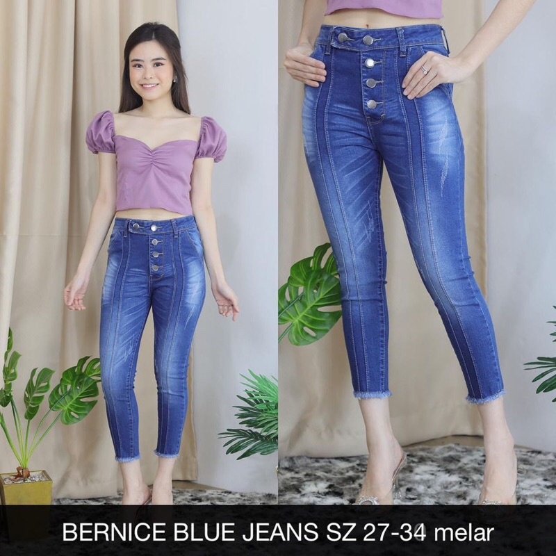 Jual ((27-38)) Celana 7/9 Bernice Jeans Kekinian (Mlv) | Shopee Indonesia