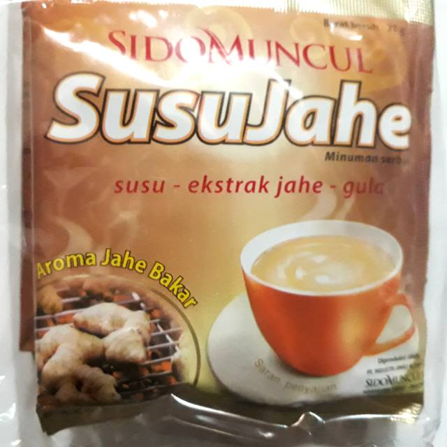 

Sidomuncul Susu Jahe (1 Renteng Isi 10 Sachet)