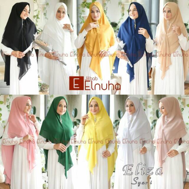 Khimar Elisa Syari by jilbab elnuha