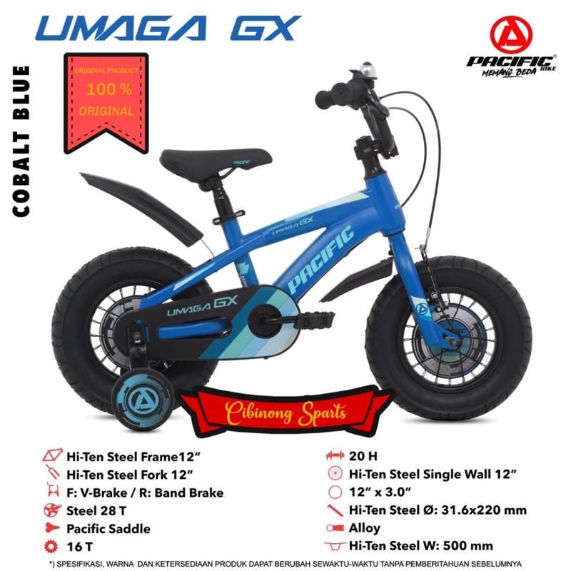Sepeda Anak 12 BMX Pacific Ugama GX New 2021