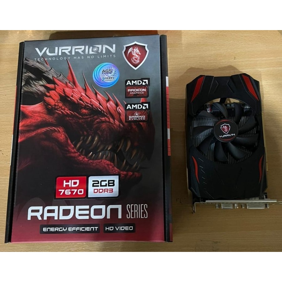 VURRION RADEON HD 7670 2GB DDR3 64 BIT - Garansi resmi 2 tahun