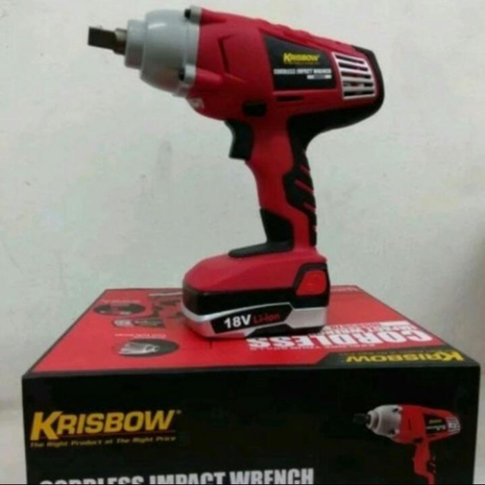 Jual Krisbow Cordless impact wrench /Alat Pembuka Baut Shopee Indonesia