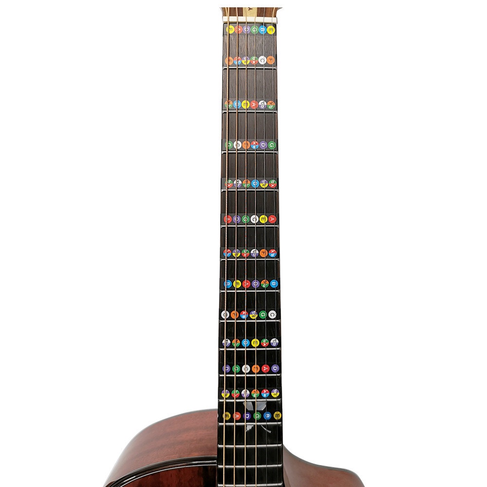 Ukulele 23 Inch 26 Inch Leher dan Kepala Fingerboard Scale Pitch Sticker Cocok untuk Pemula Untuk Berlatih