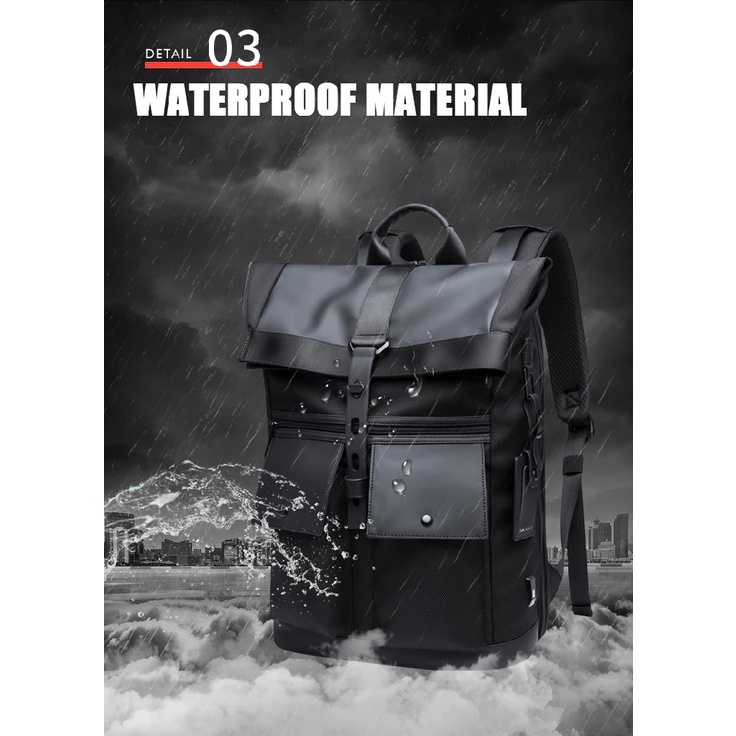 BANGE BG-G65 - Stylish Multifunctional Waterproof Rucksack Backpack