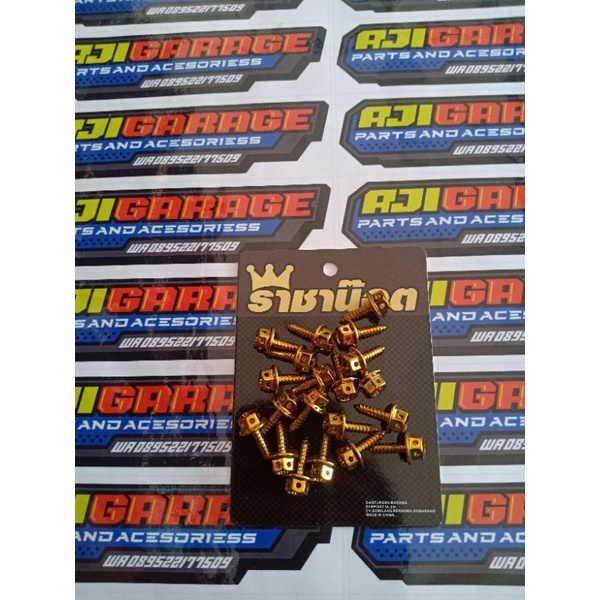 baut body probolt flower 2 kunci Honda Yamaha