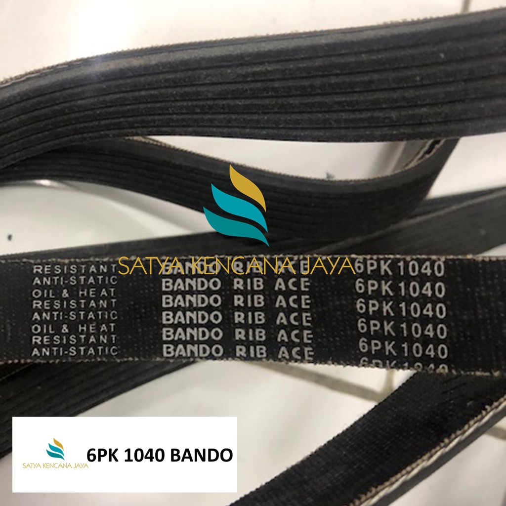 V-BELT/FAN BELT BANDO 6PK 985 / 6PK 995 /6PK 1040 /6PK 1070 /6PK 1080 /6PK 1090 /6PK 1670 /6PK 1120 