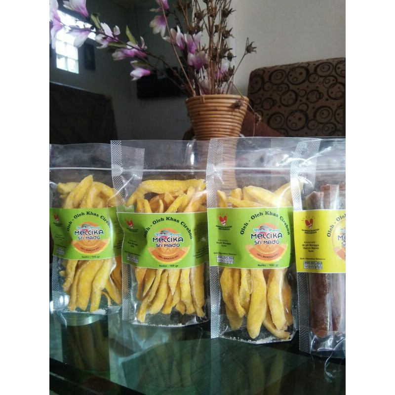 

makanan ringan manisan mangga kering asli gula manis cemilan sehat