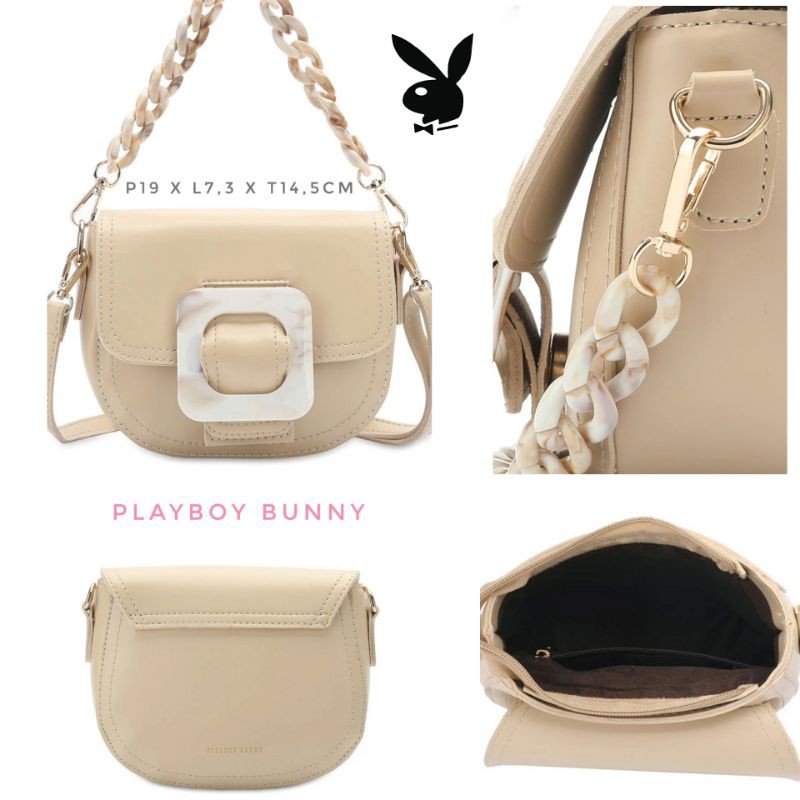 SALE  Tas Branded Playboy Bunny Tortoiseshell Shoulder Bag (100% Original)