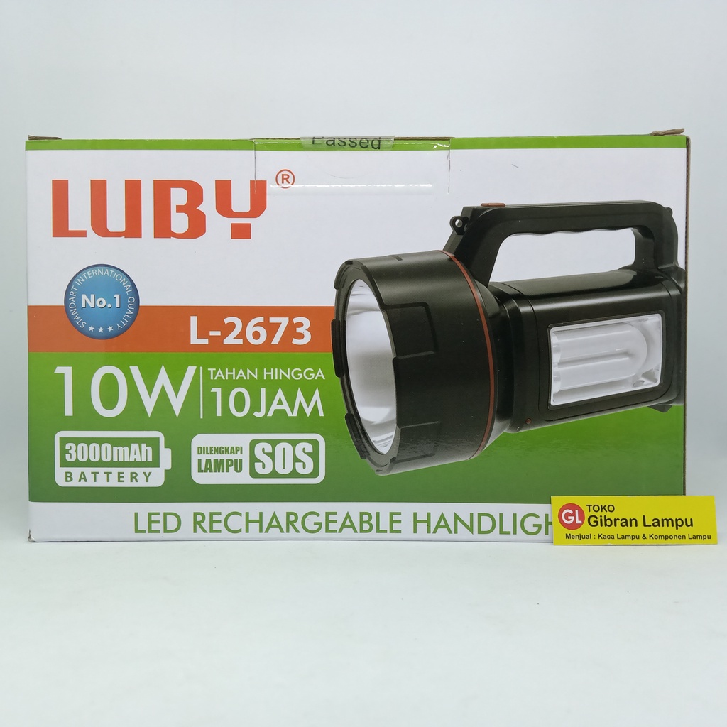 Senter LED Emergency - Luby Charger