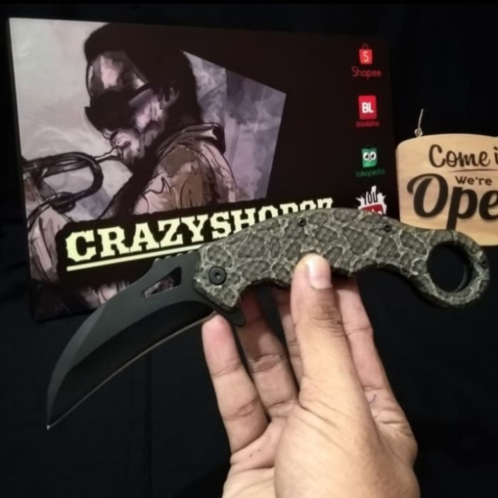 Pisau Lipat Survival P930 / Pisau Survival / Survival Kit