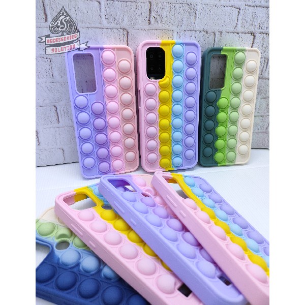 SILICONE CASE POP IT REALME 8 - CASE PENGHILANG STRESS PUSH IT