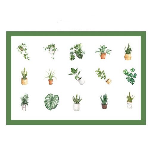 Label Stickers - Asakusa Garden (46pcs)