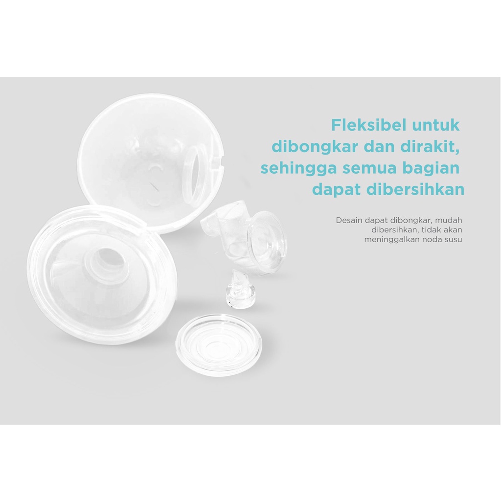 Corong Set Mooimom M2 Handsfree Wearable Sparepart Pompa Asi BreastPump Valve Diafragma