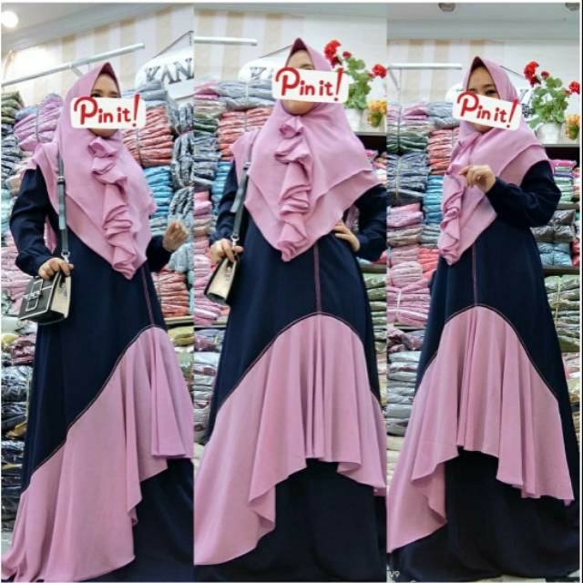 Gamis syari monalisa/gamis syari original by eldina