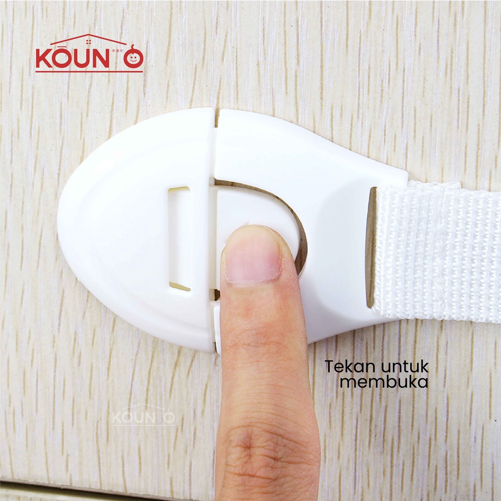 Kunci Kulkas Pengaman Anak Pengaman Laci Lemari Pengunci Pintu Kulkas dari Bayi dan Anak Baby Safety Lock Pelindung Pengunci Pengaman Laci Lemari Furniture Pintu Kulkas Microwave Penutup Toilet Kabinet Perabotan Rumah Tangga