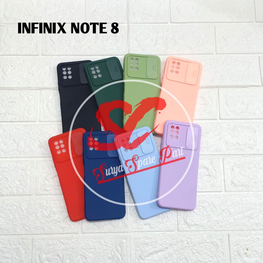 SOFTCASE SLIDE CAMERA PROTECTOR INFINIX HOT 10 PLAY INFINIX NOTE 8 - SC