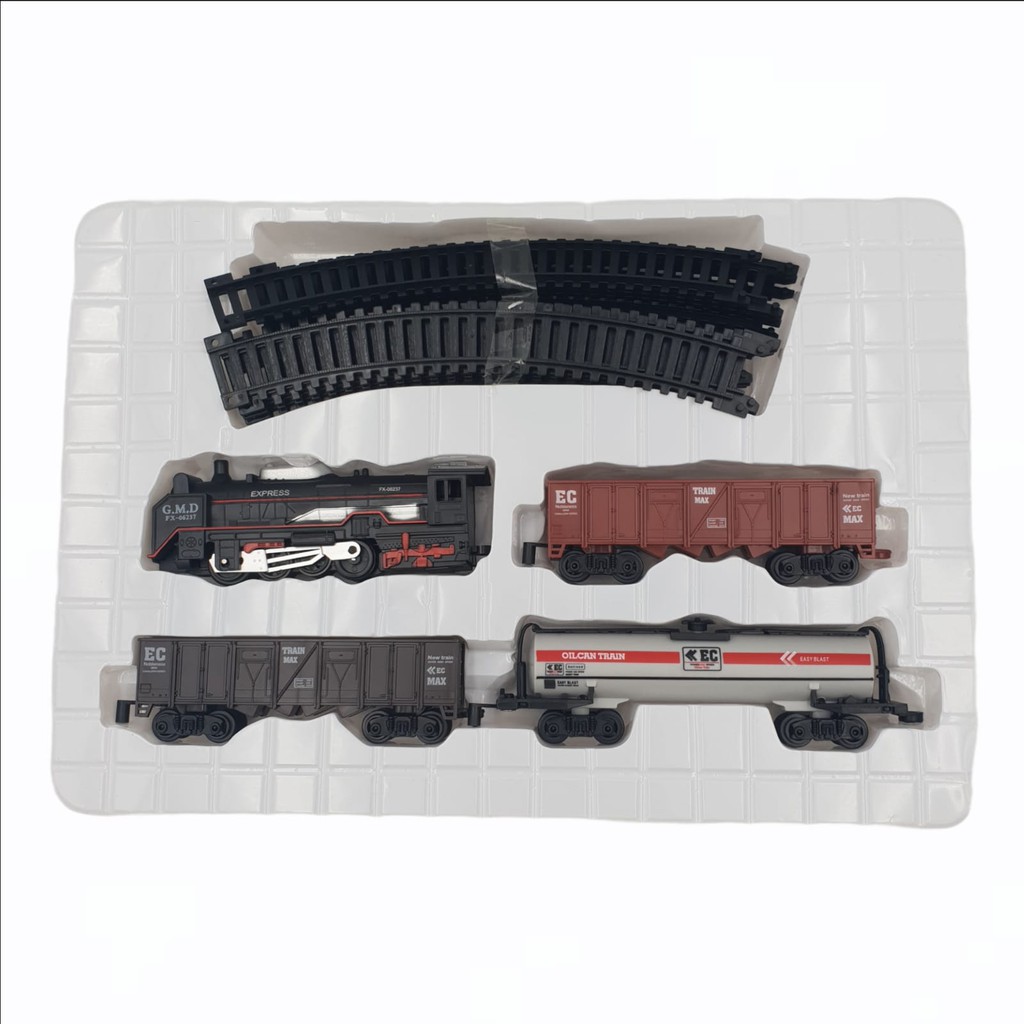 Toys Rail King Intelligent Classical Train Set TL01/Mainan Kereta Api/  Mainan kereta api berjalan