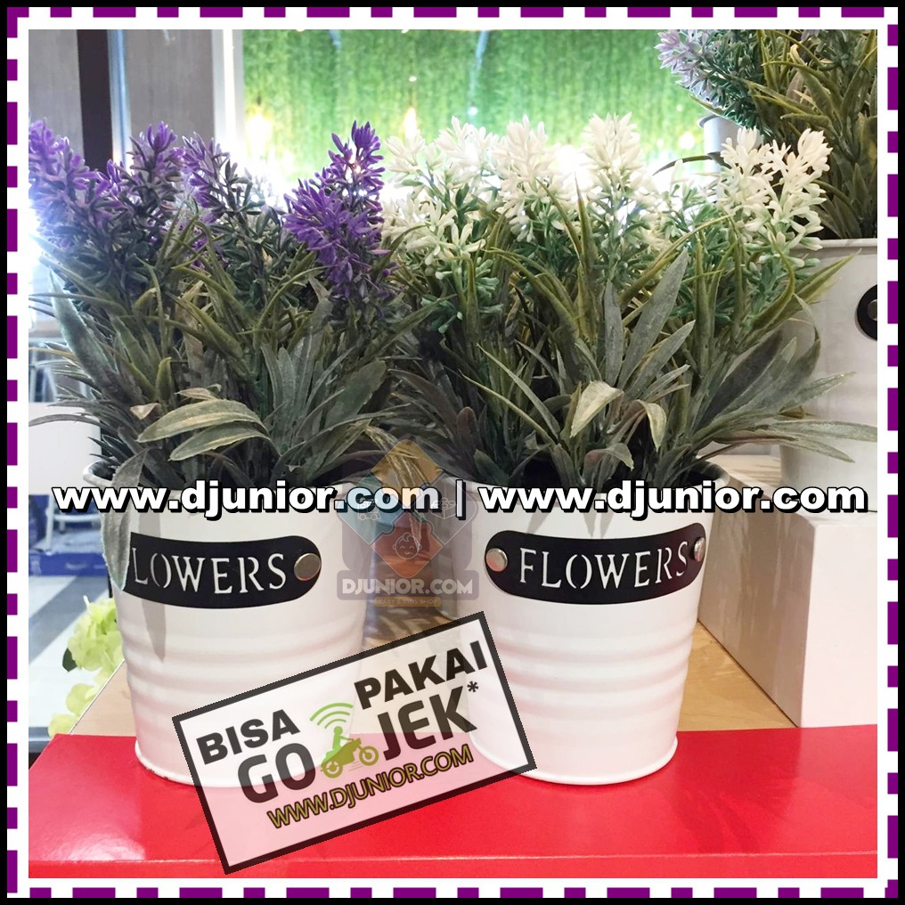 INFORMA - ARTIFICIAL FLOWER LAVENDER / POT BUNGA DEKORASI RUMAH SHABBY