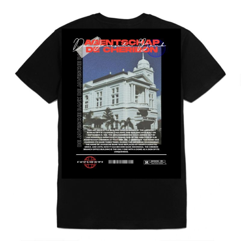T-Shirt Aesthetic De Javasche Bank - Cirebon Series