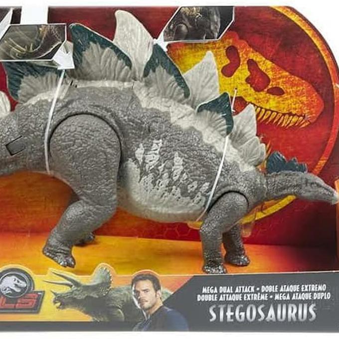 Mattel Jurassic world dino rivals stegosaurus