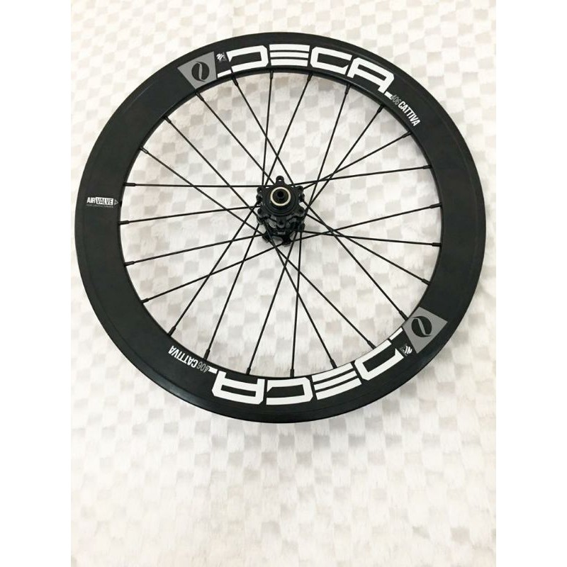 Java Deca 406 Wheelset 20 inc DB Discbrake Original Cattiva Seli Jangkrik Folding Bike Fnhon Litepro