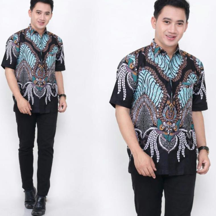 ✺ Batik Bapak dan anak Cowok Motif Dimensi Sogan Terbaru - Baju batik ayah anak ⅎ