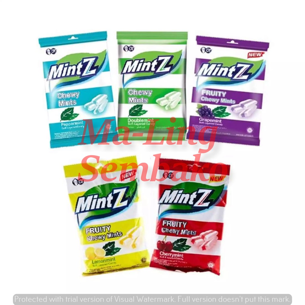 

MINTZ CANDY CHEWY 115GR ALL VARIAN, Permen, Makanan, Cemilan, Permen Mint