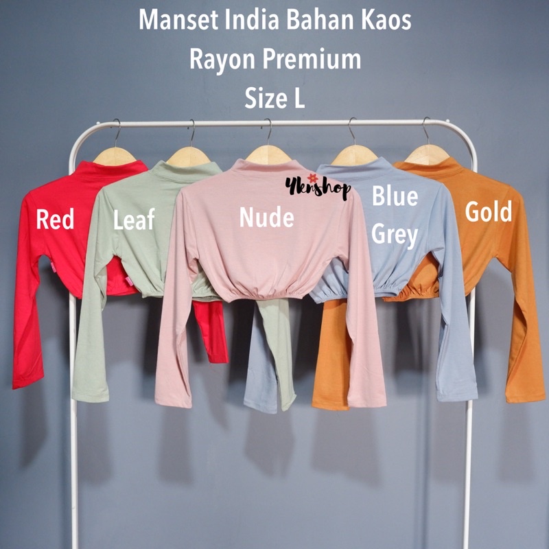 MANSET INDIA bahan Kaos Premium Size L