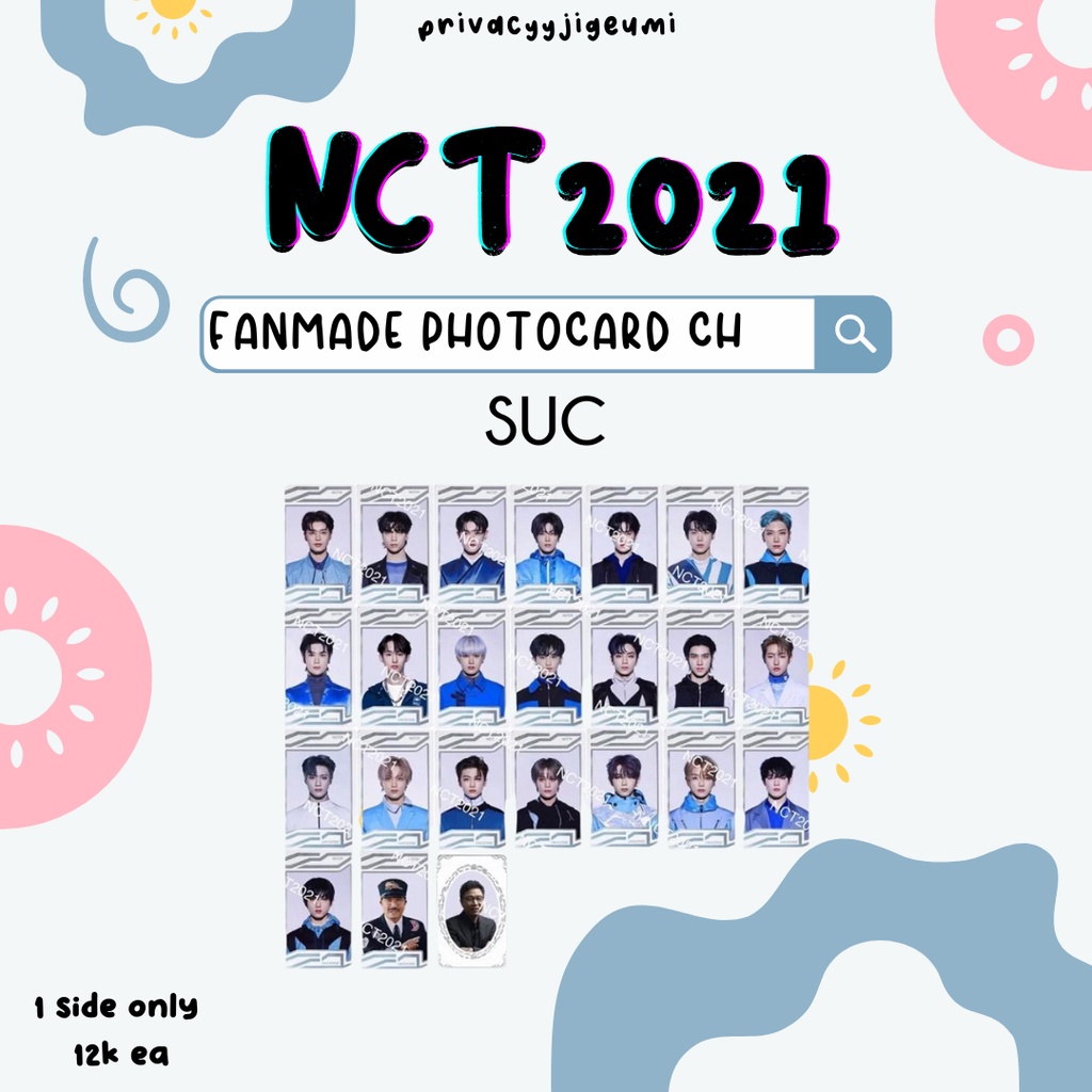 [READY] PHOTOCARD PC UNOFFICIAL NCT 2021 SUC SPECIAL UNIVERSE CARD FANMADE CH