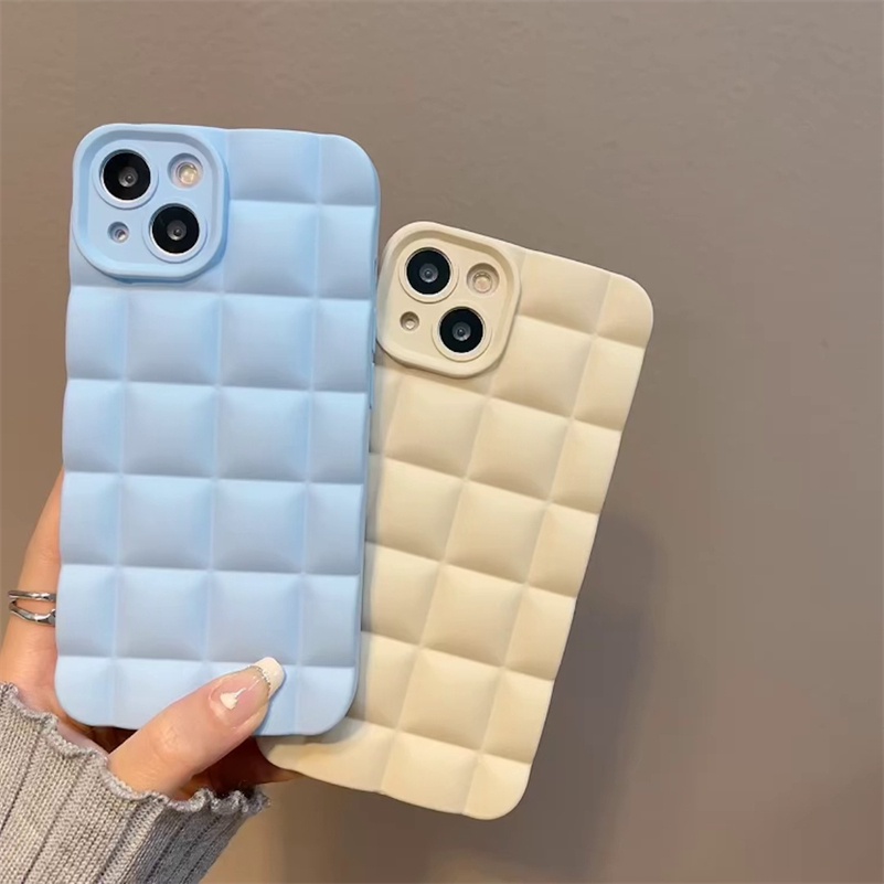 Soft Case Pelindung Bentuk Kotak Kecil Tahan Banting Untuk iPhone 14 13 12 11 Pro Max SE 2020 Xr X Xs Max iPhone 7 8 6 6s Plus