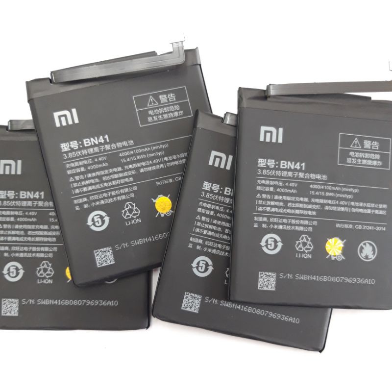 Battery Baterai Redmi Note 4 BN41 MEDIATEK Kualitas Ori grade A