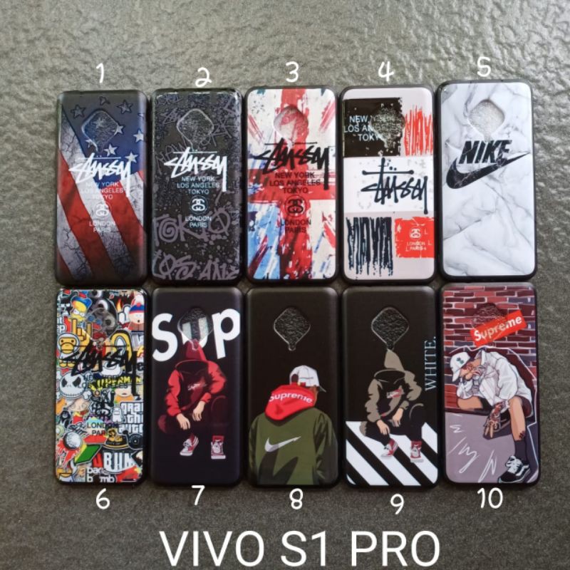 Case gambar Vivo S1 PRO motif cowok ( 3 motif ) soft softcase softshell silikon cover casing kesing housing