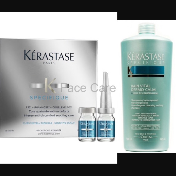 ( Promo) Kerastase Specifique Cure Apaisante Isi 12 U/Kulit Sensitif