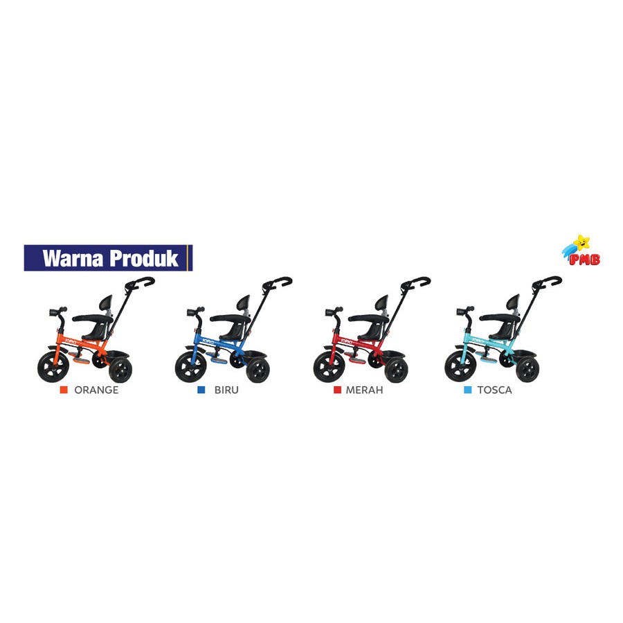 Sepeda Anak Roda 3 Tricycle PMB IORA TC06 Sepeda Roda Tiga