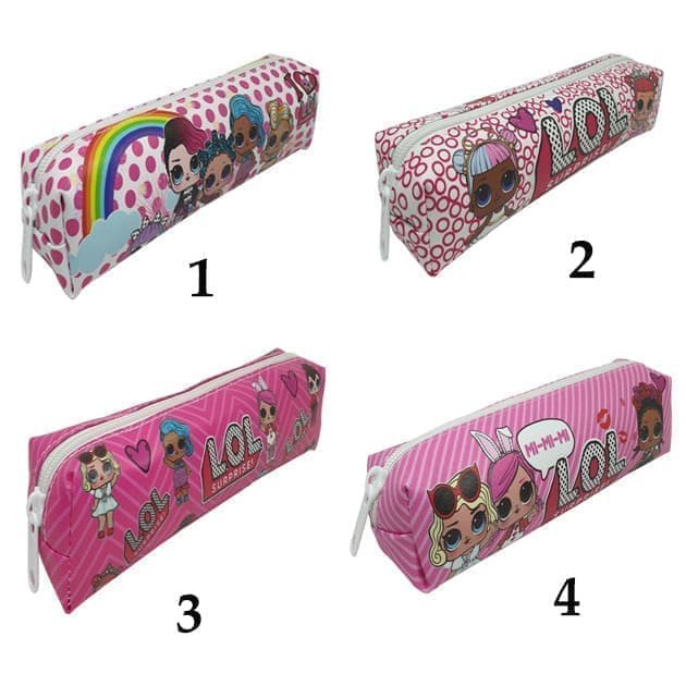 

Tempat pensil peralatan sekilah anak anak karakter KAIN motif lol surprise