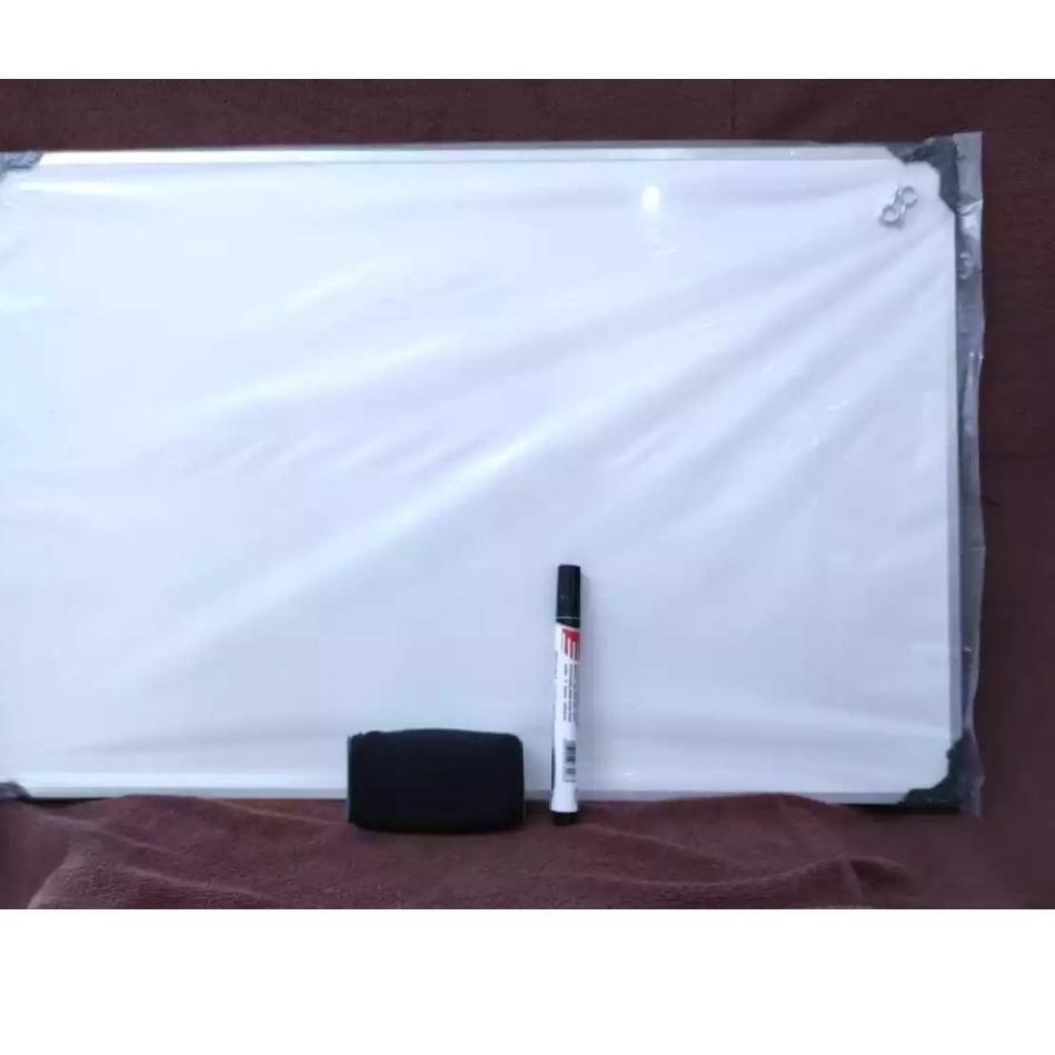 

Harga Spesial.. Papan Tulis Whiteboard 40x60 Free Spidol Dan Penghapus
