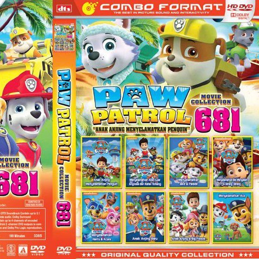KASET DVD PAW PATROL ANAK HADIAH TERLARIS - DVD PAW PATROL HIBURAN ANAK DIRUMAH