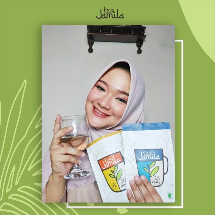 

ORIGINAL MURAH Teh Pelangsing Penurun Berat Badan Jamila Tea Pelangsing Herbal Alami