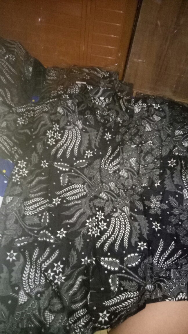 Bswart Batik Hrb026 Kenongo Hem Pendek Padi Pekalongan M L Xl Batik