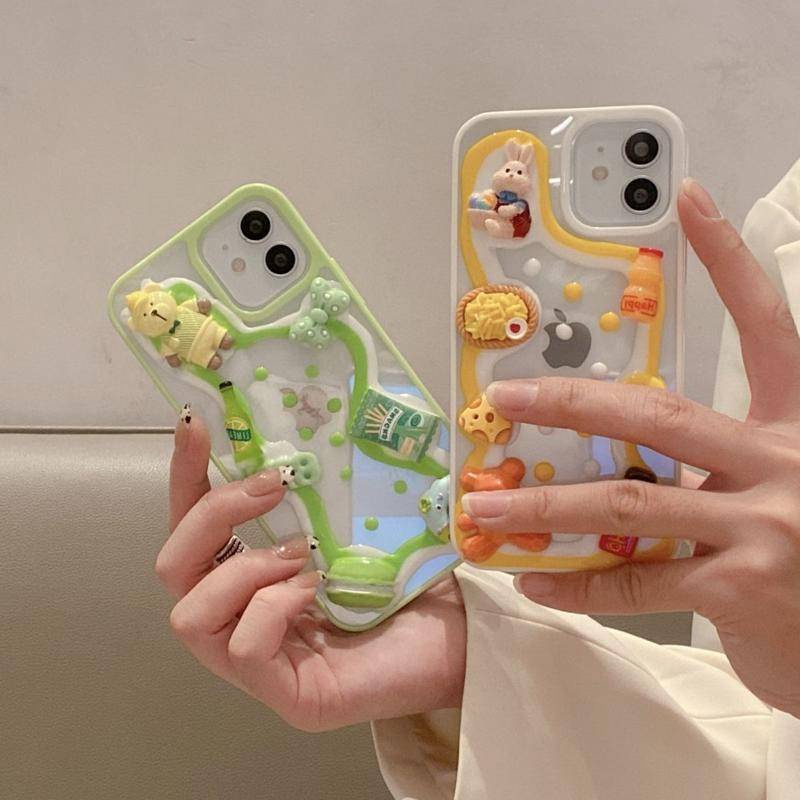 Soft Case Hp Gambar hamburger / Kentang Goreng Untuk iPhone 13 / 12 / 11promax / X / XS MAX / XR / SE / 2022 2020 / 7 / 8plus