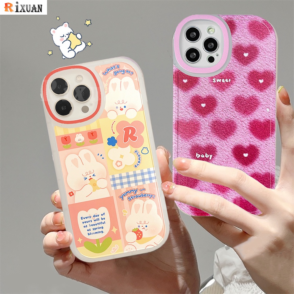 Soft Case Tpu Motif Kelinci Untuk Samsung A13 A23 A03 A53 M23 A02s A03S A22 A52S A12 A03 Core A32 A31 A10s A21s A33 M11 A23S A11 A11 A50S A11S A11S A11S A30X