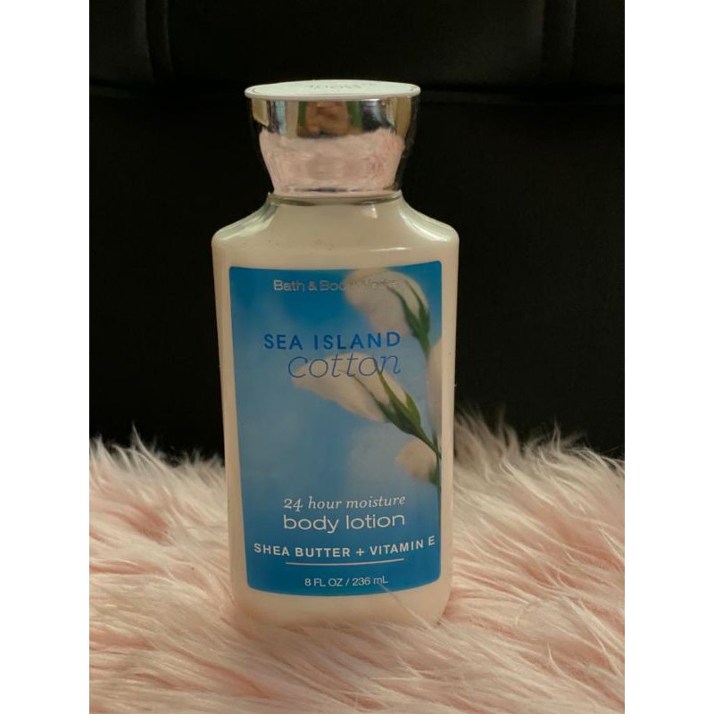 Shea Butter and Vitamin E body lotion "Sea Island Cotton" by Bath and Body Works 8 oz (236gr)