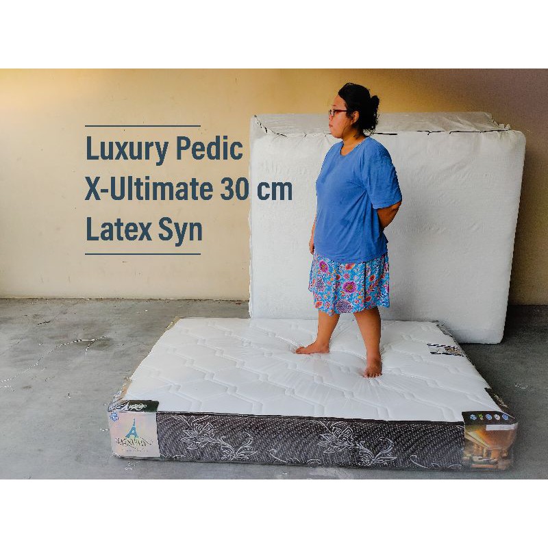 True Orthopedic Luxury pedic ultimate 180 x 200 x 30 latex syn full kasur padat support tulang spine